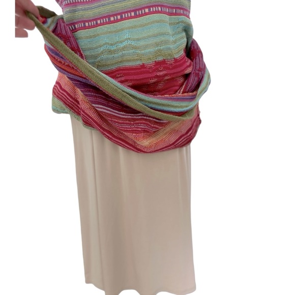 Ralph Lauren Rainbow Crochet Cotton Linen Pointelle Dress - Picture 5 of 10